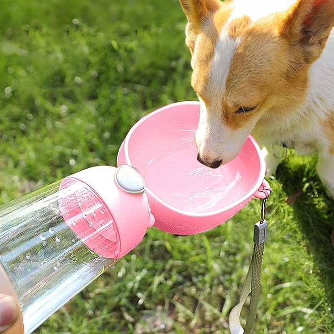 Dog Water Bottle, Leakproof Pet Drinking Bottle, Puppy Watering Dispenser for Walking Camping Outing Personal Pet Supplies Pets Protective Guard 500ml Capacity Professional Grade Authentic Model