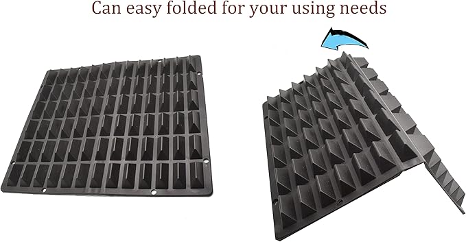 Equine Scratcher Panels,Horse Scratching Post Pads for Pig Goat Set of 2
