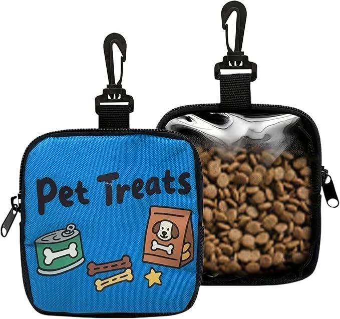 Dog Treat Pouch | Portable Storage Pet Supplies | Dog Treat Waist Pouches for Training | for Walking Outdoor Camping Travel Vacation Hiking Adventure