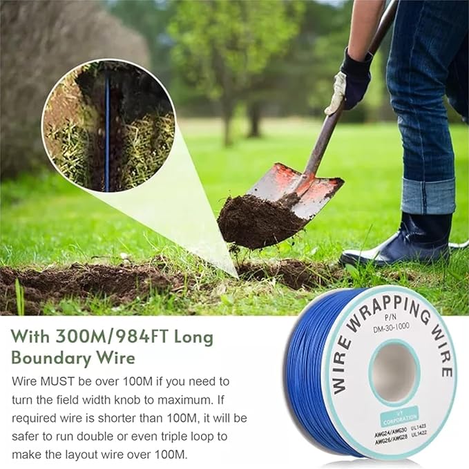 Electronic Dog Fence, Remote Dog Training Shock Collar & In-ground Pet Boundary Containment System, Covers up to 1/2 Acre, Waterproof Tone / Static Correction, Pet Fence for Stubborn Dogs,for3dogs