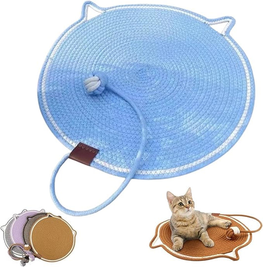 Pets Dual Scratching Pad, Cat Scratch Mats for Indoor Cats, Dual Scratching Pad for Cats, Scratching Pads for Indoor Cat(Blue, 42cm-16IN)