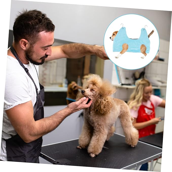 Happyyami Grooming Hammock Prevent Moving Design Cat Dog Beauty Helper Pet Shop Home Use