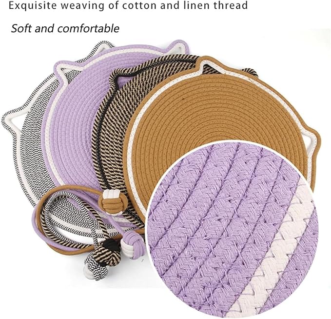 Pets Dual Scratching Pad, Cat Scratch Mats for Indoor Cats, Dual Scratching Pad for Cats, Scratching Pads for Indoor Cat(Brown, 42cm-16IN)