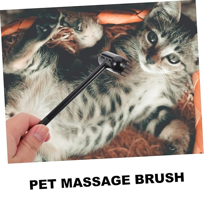 Massage Brush for Cats and Dogs Flexible Pet Grooming and Deshedding Tool for Massaging and Removing Loose Hair Creative Design