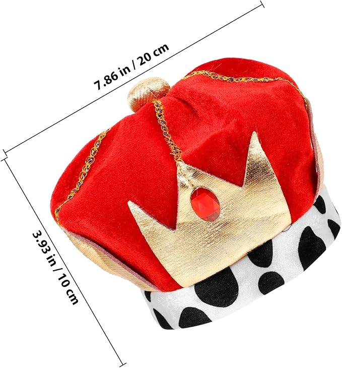Pet Dog Crown Hat Decorative Cat Crown Party Headwear Birthday Festival Supplies Adjustable One Size