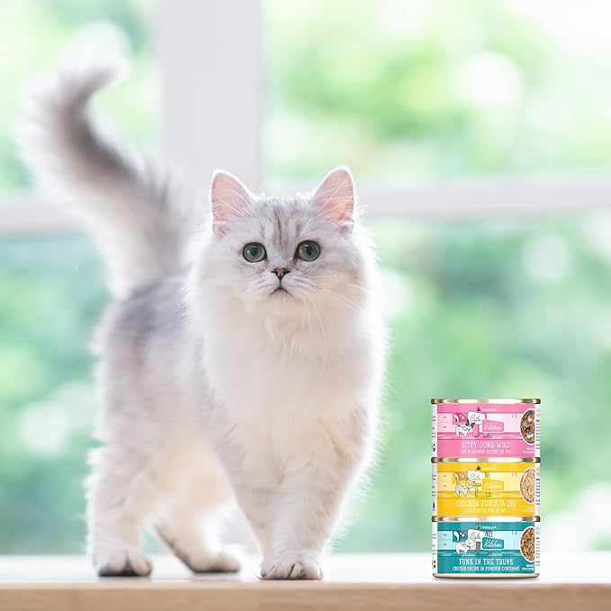 Weruva Cats in The Kitchen, Word from The Bird! Variety Pack, 3.2oz Can (Pack of 12)