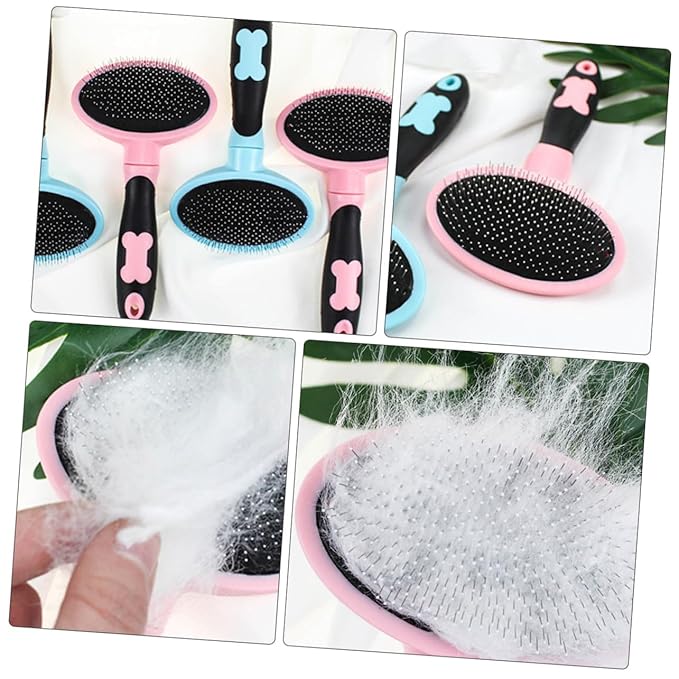 1pc Cat Grooming Brush Pet Hair Removal Tool for Cats and Dogs Ergonomic Design for Gentle Massage and Easy Cleaning for Shedding and Grooming