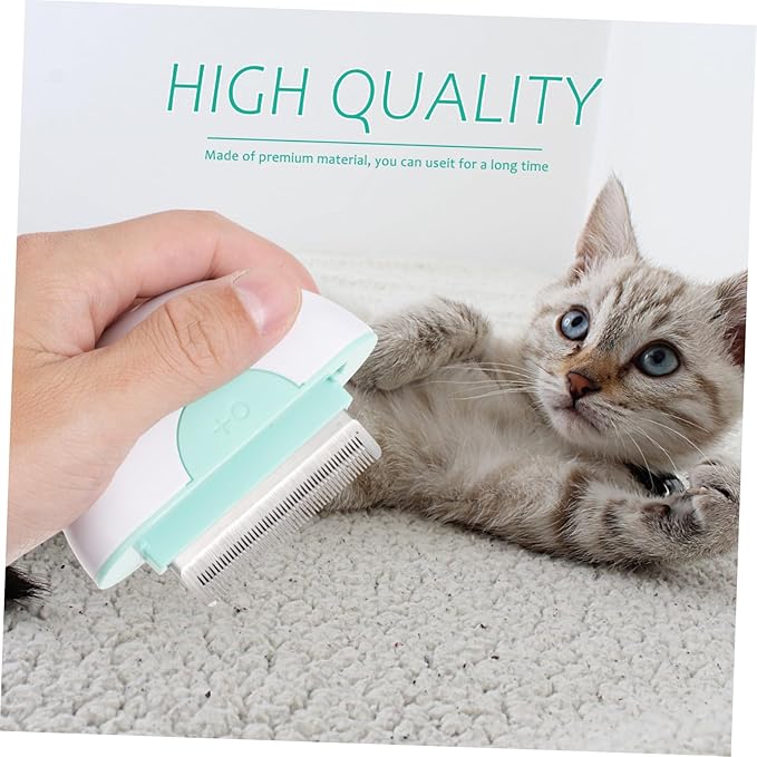 Toyvian Cat Stripping Tool Cat Grooming Comb for Matted Fur Cleaning Tool Massage Brush