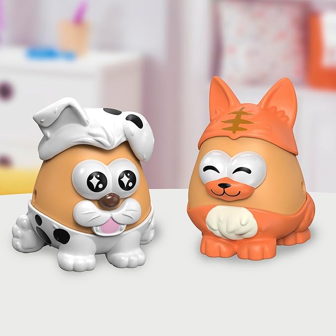 Potato Head Pet-Tato Tots, Pet-Themed Set with 31 Parts and Pieces Plus Rolling Carry Case, Toddler and Preschool Toys for Girls and Boys 2 and Up (Amazon Exclusive)