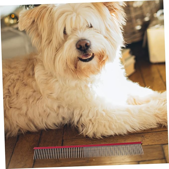 Toyvian Daily Use Pet Grooming Comb for and Cats Wear-resistant Hair Comb for and Fur Daily Grooming and Massaging Tool