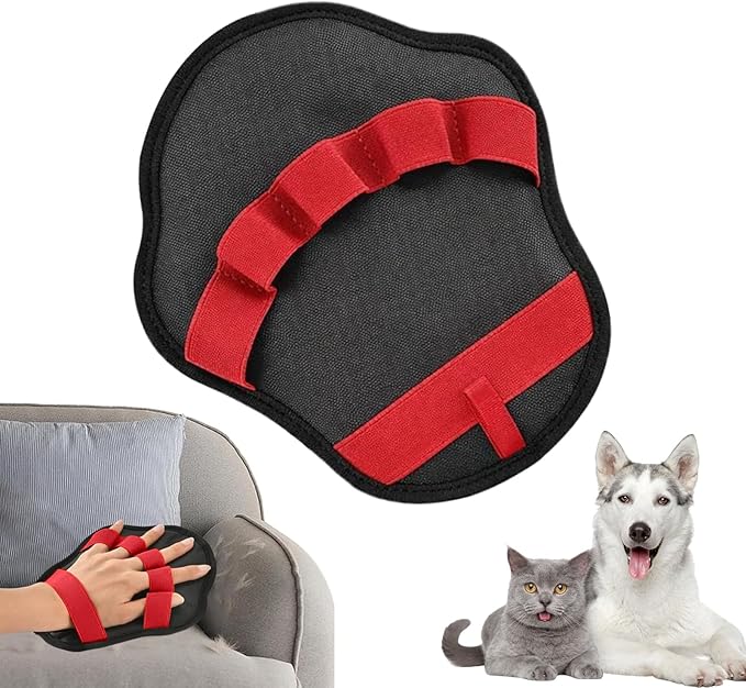 Pet Hair Remover Glove - Electrostatic Five-Finger Dog Cat Lint Mitt Tool | Dog Hair Remover Glove | for Laundry Couch Carpet Car Seat Clothing Bed Sofa