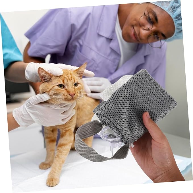 BESPORTBLE Adjustable Cat Grooming Bag Breathable Mesh for Shower Nail Trimming and Medical Care Suitable for Cats Over Months and Up to Control for Stress