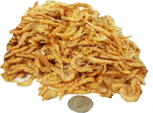 Aquatic Foods Inc. Artic Krill- Freeze Dried Krill for Oscars, Arowana, Lg Cichlids, Monster Fish, Marines, Koi, Land & Aquatic Turtles, Even Cats. Contains Color Enhancing Astaxanthin - 4oz Jar