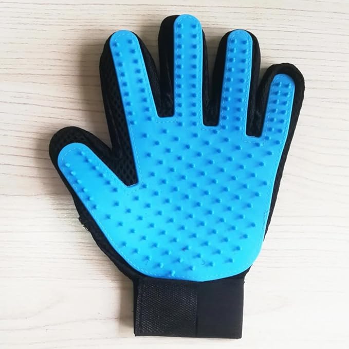 Pet Grooming, Hair Removal, Floating Hair Massage, cat and Dog Grooming Gloves, Adjustable Beauty Gloves, Double-Sided Care