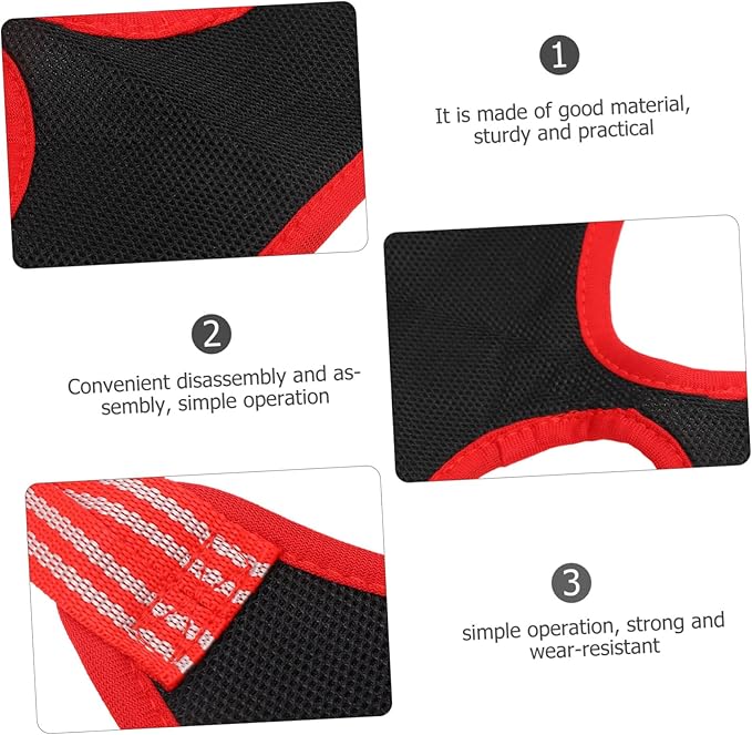 Breathable PET Grooming Hammock for Nail Cutting Adjustable Sling for Cats and Dogs Random Color PET Grooming Accessories