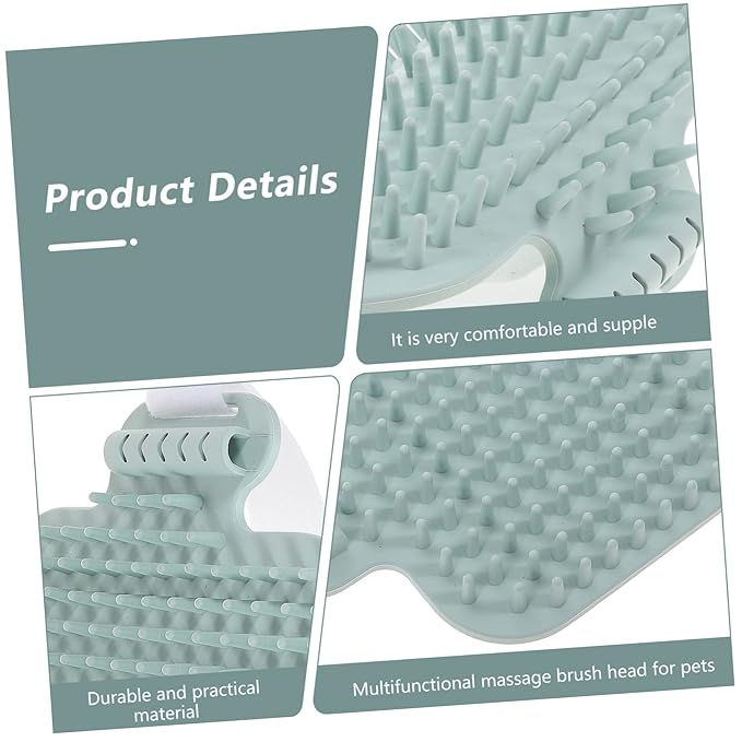 Rubber Cat Brush Tickle Comb Cat Wall Scratcher Catnip Cat Toy Cat Wall Toy Cat Wall Brush Self with Catnip Cat Grooming Supplies Kitten Massage Comb Cat Scratching Board