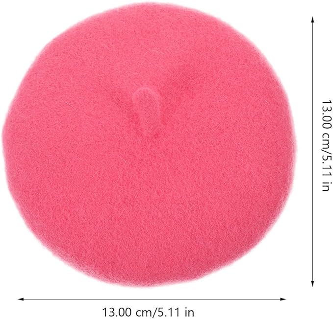 UPKOCH Pet Beret Hat for Dogs and Cats, Small Rose Party Headwear, Cute Puppy and Kitten Photo Costume Accessory for Pet Supplies
