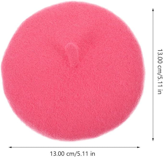 UPKOCH Pet Beret Hat for Dogs and Cats, Small Rose Party Headwear, Cute Puppy and Kitten Photo Costume Accessory for Pet Supplies