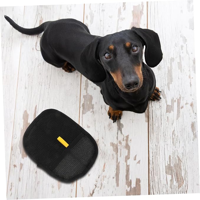 ERINGOGO 2pcs Dual Sided Cat Grooming Glove Brush Ergonomic Pet Hair Removal Tool for Cats Dogs Reusable Cleaning Mitt for Efficient Hair Deshedding for Home Use