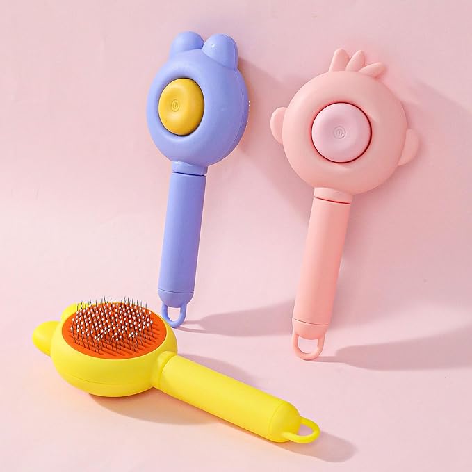 Lovely Shape Pet Comb Deshedding Brush with Easy Function Pet Grooming Accessory Hair Tool Deshedding Brush for Dog Cats