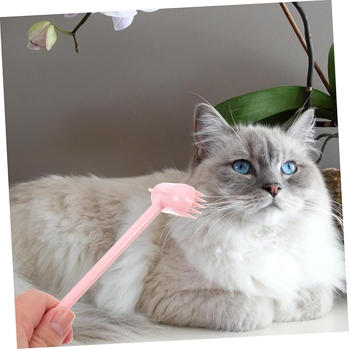 YARNOW Self-grooming Cat Brush Pet Cleaning Tool Paw Cleaner for Dogs Massage Scratch Brush Hair Removal Cat Accessory