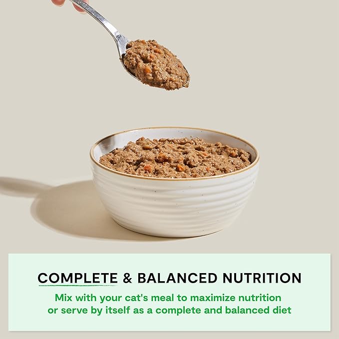 Open Farm Rustic Blend Wet Cat Food, Complete & Balanced Medley with Human-Grade Ingredients, Humanely-Raised Meat, Non-GMO Veggies & Bone Broth, Herring & Mackerel Recipe, 5.5oz Packs (Case of 12)
