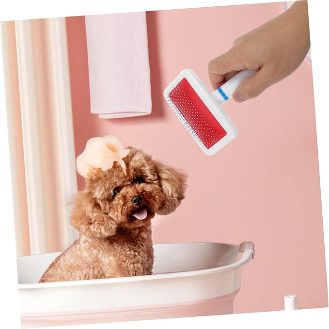 Balacoo 5pcs Professional Pet Grooming Comb for Dogs and Cats Skin Friendly Effortless Mat and Tangle Removal for Long Hair Breeds Like Poodles and Doodles