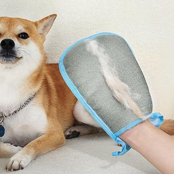 Dog Hair Remover Glove,Double-Sided Hamster Cleaning Supplies | Dog Grooming Gloves - for Clothes Bedding Sheets Carpets Sofas Mattress Pet Parents Office Car Travel Apartment Living Room