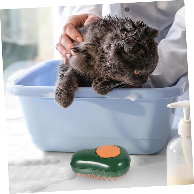Steam Cat Brush Grooming Supplies Indoor Cats Dander Remover Pet Hair Removal Electric Pet Bathing Tool