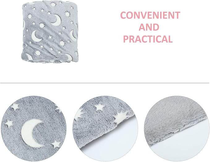Pet Winter Pad Luminous Dog Floor Pad Cat Warmth Mat Soft Polar Fleece 50x70cm Washable Pet Supply for Indoor Use