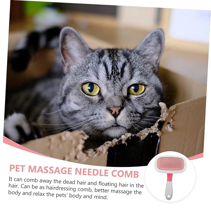 Pet Massage Needle Comb Hair Removal Brush Cat Grooming Detangle Matted Hair Pet Care Tool
