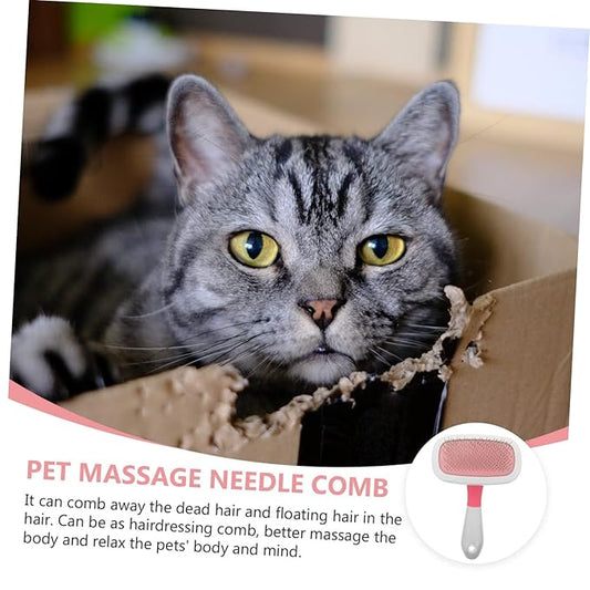 Pet Massage Needle Comb Hair Removal Brush Cat Grooming Detangle Matted Hair Pet Care Tool