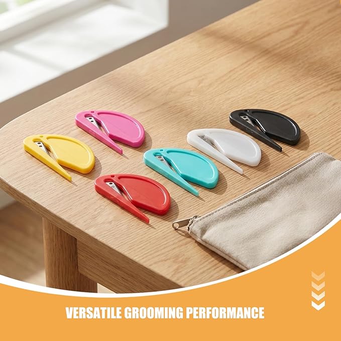 12pcs Dematting Comb for Cats: Dog Cat Detangling Brush - Matted Knotting Comb Home Grooming Supplies for Pet Hair Removal and Dematting