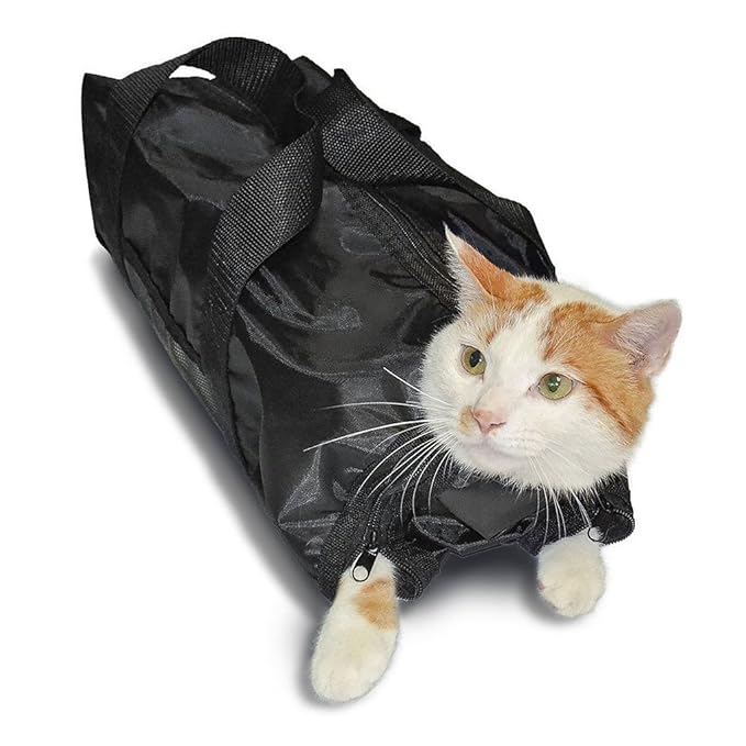 SOFEA Cat Grooming Comb Grooming Comb Grooming CombPet Cat Grooming Bag Cat Bathing Restraint Bag Claw Nail Trimming Examing Bag