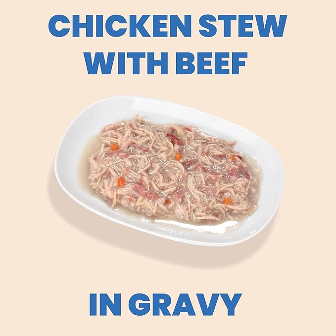 Almo Nature HQS Complete Wet Dog Food Chicken Stew with Beef 5.5 oz (Pack of 12)