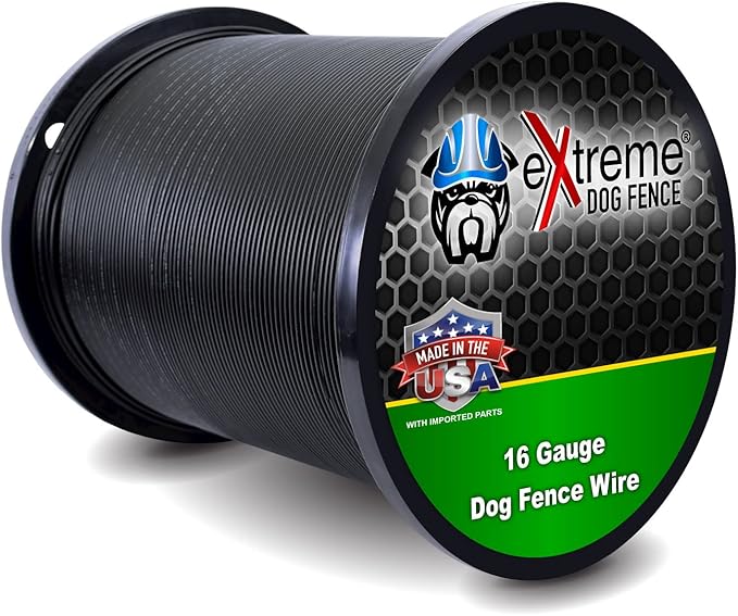 Extreme Dog Fence 16 Gauge Wire 1000 Ft - Heavy Duty Pet Containment Wire Compatible with Every In-Ground Fence System for Dogs - Dog Containment System Wire