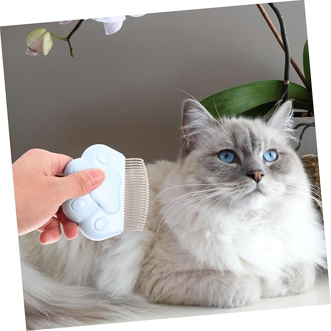 BESPORTBLE 2pcs Cat Hair Brush for Shedding Grooming Comb Knotting Removal for Cats Dogs Portable Lightweight