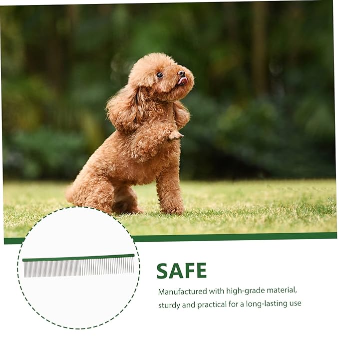 Toyvian Daily Use Wear-resistant Pet Comb for and Cats Lightweight Compact Grooming Tool for Easy Hair Removal and Comfortable Massaging Suitable for Long and Fur
