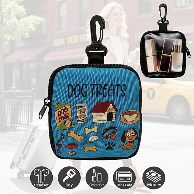 Pet Treat Pouch,Lightweight Pet Supplies - Small Dog Snack Pouch Treat Pack | for Walking Outdoor Camping Travel Vacation Hiking Adventure