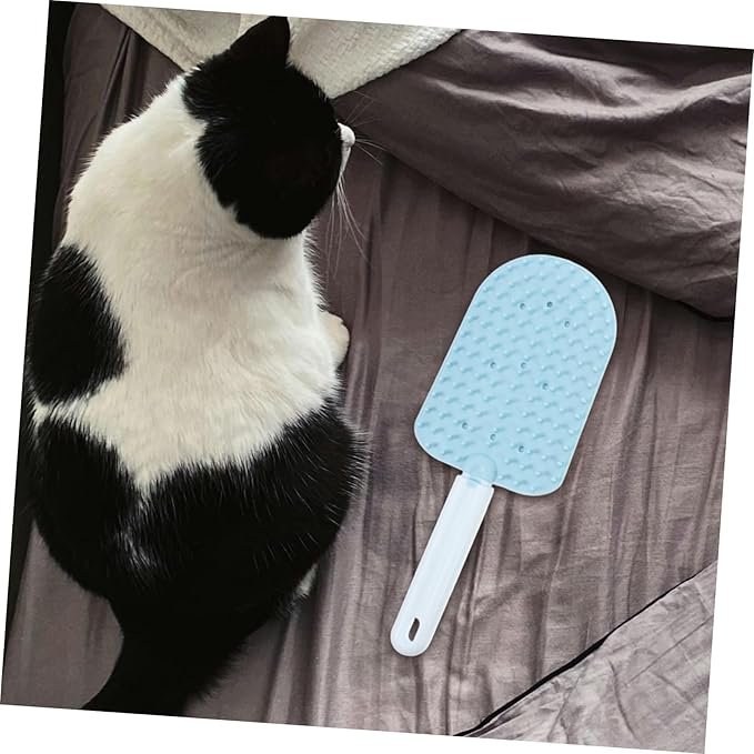 POPETPOP 3pcs Double-sided Cat Grooming Brush for Small Pets Hair Removal Spa Care Ergonomic Handle for Comfort Easy to Design for Indoor Use