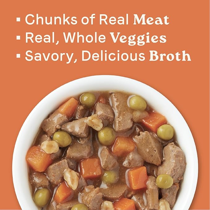 Canidae All Life Stages Wet Dog Food, Chunky Stew Toppers, Multi-Protein & Vegetable Recipe, 12.7 oz. (Case of 6)