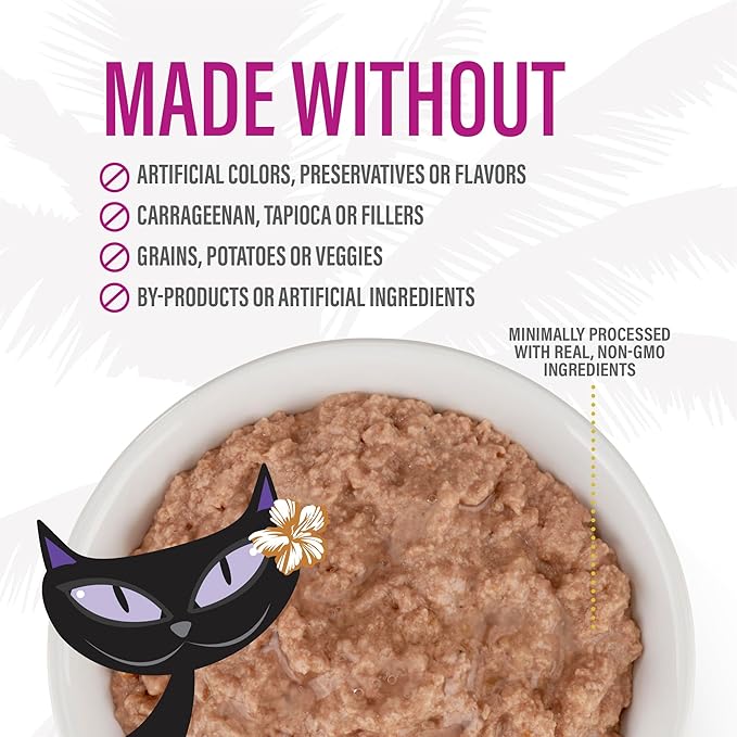 Tiki Cat After Dark Soft Pate, Duck & Chicken Liver, High-Protein, Wet Cat Food for Adult Cats, 3 oz. Can (12 Count)