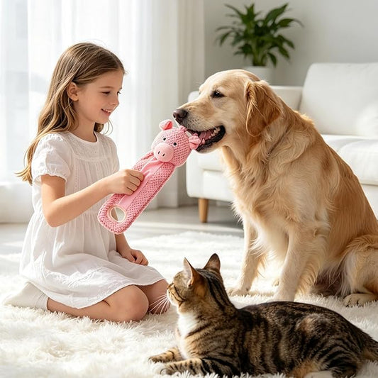 Dog Chew Toys | Tough Pet Teething Supplies,Entertaining Puppy Toys - For Cats, Training, Chewing, Boredom, Home, Travel, Car,