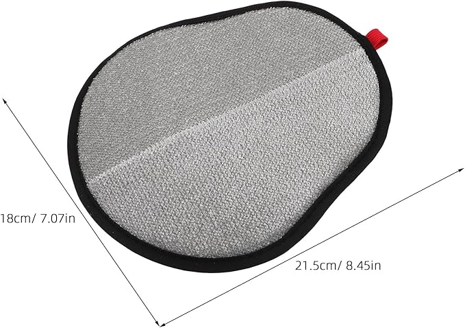 Pets Grooming Gloves: Hair Removal Tool for Couch Carpet Furniture - ABS Reusable Electrostatic Mitten for Dog & Cat Cleaning