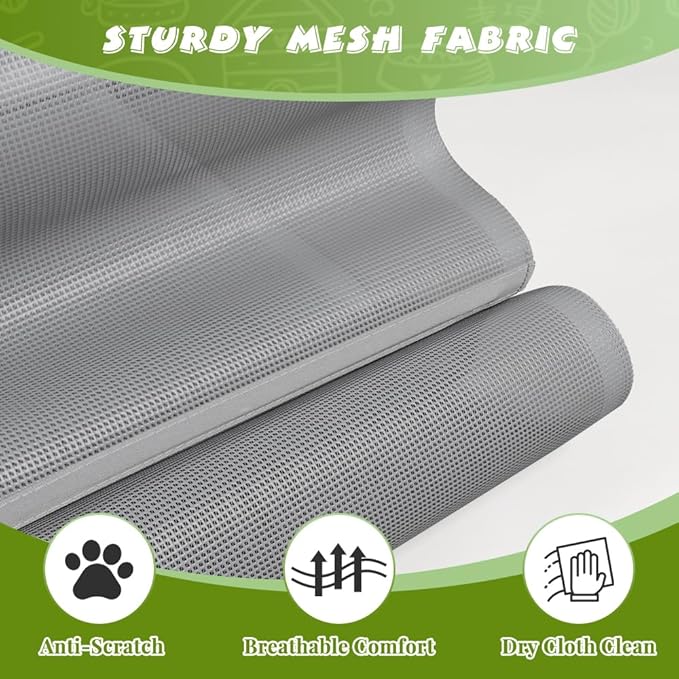 47" Extra Tall Retractable Baby Gates, Extends to 59" Wide, ExtraTall Retractable Safety Gate with Reinforced Strips, Retractable Tall Dog Gates for Doorways Mesh Baby Pet Gates Indoor, Grey