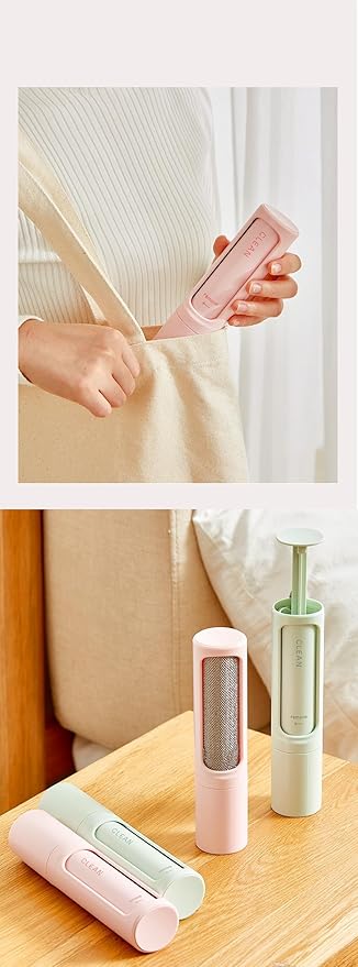 Pet Hair Remover Roller – 360° Self-Cleaning, Reusable Lint Roller for Pet Hair on Couch, Clothes, Car & Bed – Dog & Cat Fur Remover Brush – Blue