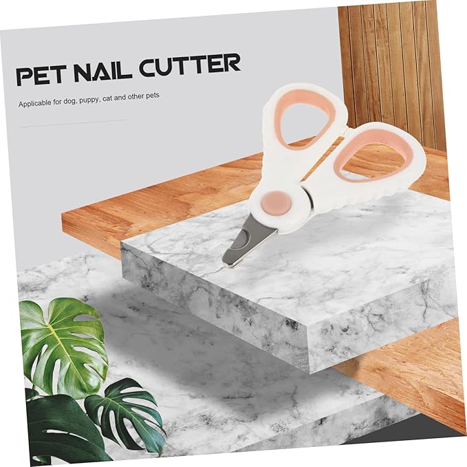 Toyvian 1pc Ergonomic Pet Nail Clipper Dog Nail Cutting Tool Safe Pet Grooming No Quick Injury