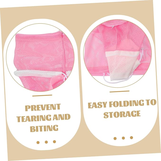 VANZACK Multi Function Cat Grooming Bag Mesh Pouch for Bathing Nail Trimming Pet Supplies for Control Calmness