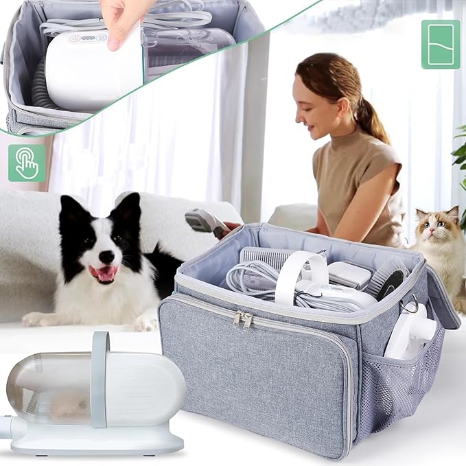 Protective Tote Bag - Grooming Vacuum Storage Bag, Pet Grooming Supplies Organizer | Pet Grooming Transport Organizer