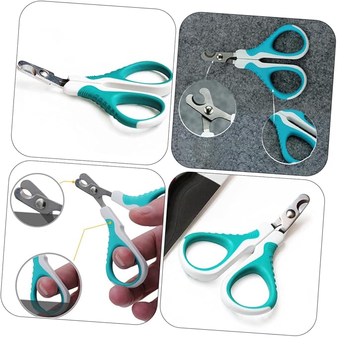 BESPORTBLE Stainless Steel Pet Nail Clipper for Dogs and Cats Ergonomic Design to Use Portable Grooming Tool for Care Sky-